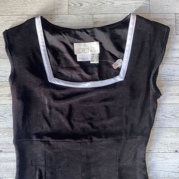 Cache, Vintage, Black, Sleeveless, Formal, Maxi Dress/Gown - Picture 9 of 16